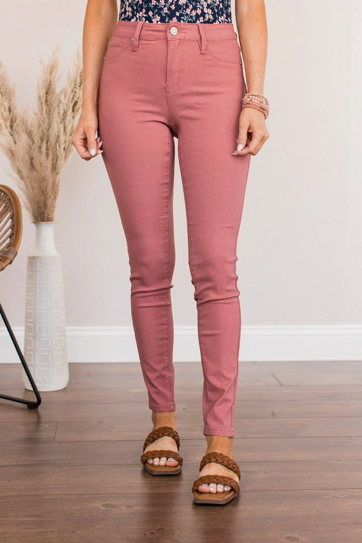 YMI Mid-Rise Jeggings- Rosaline Wash - Image 5