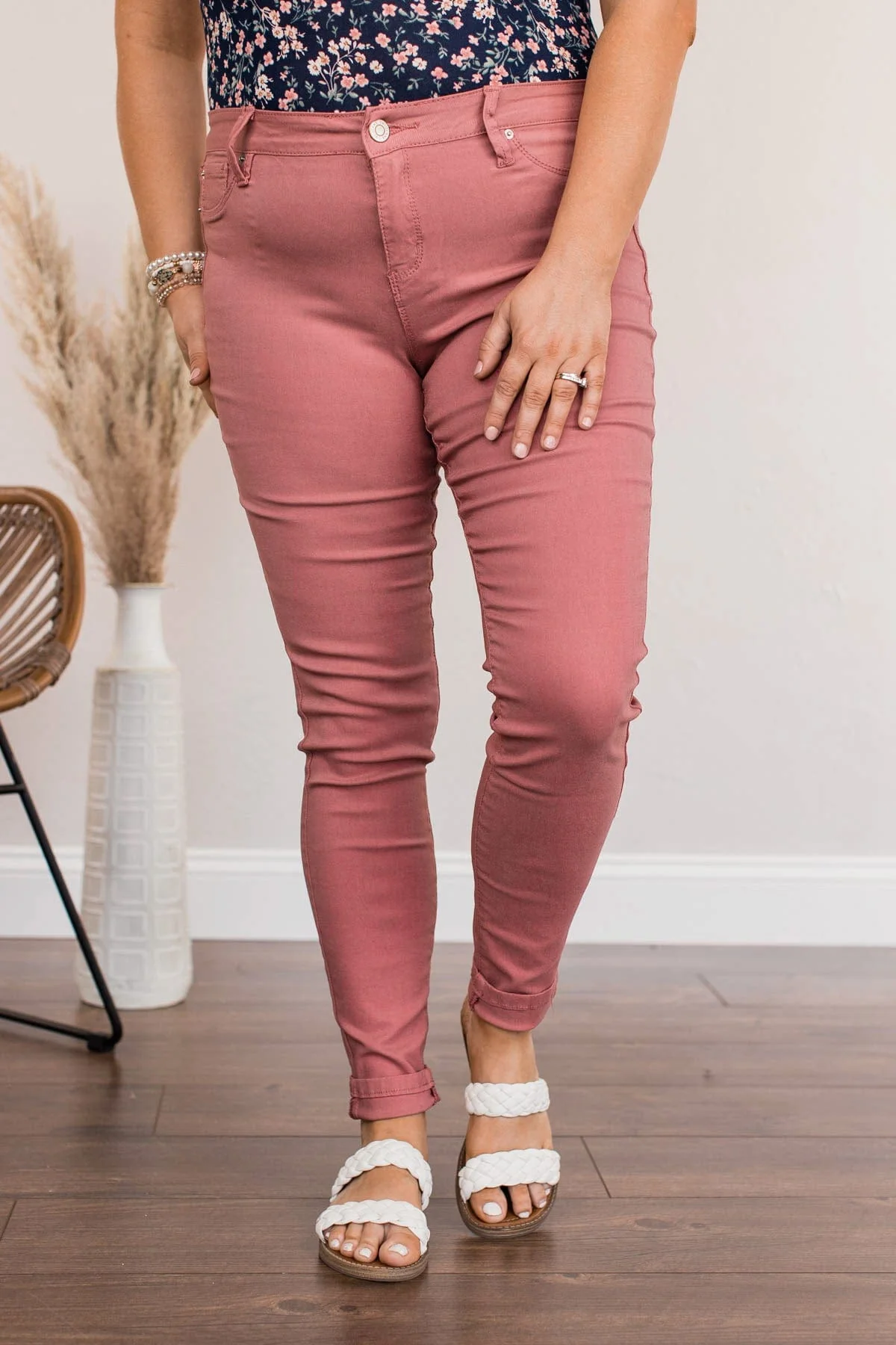 YMI Mid-Rise Jeggings- Rosaline Wash - Image 6