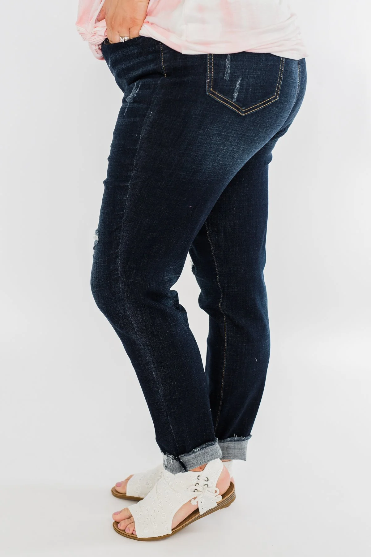 YMI Raw Hem Skinny Jeans- Cassandra Wash - Image 9