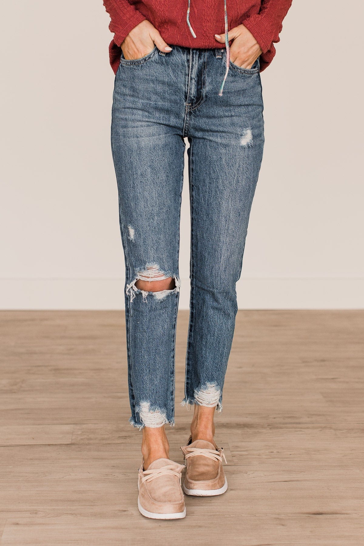 YMI Slim Straight Jeans- Jocelyn Wash - Image 10