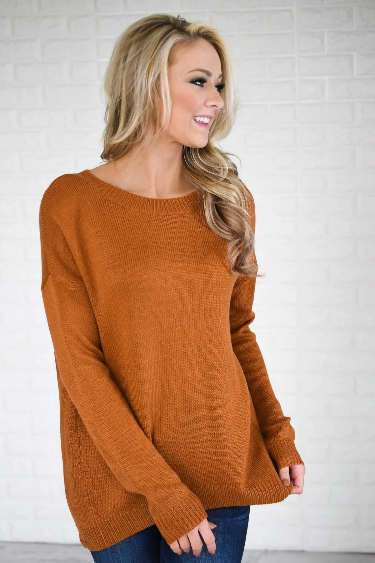 You Get My Love Top ~ Rust Orange - Image 3