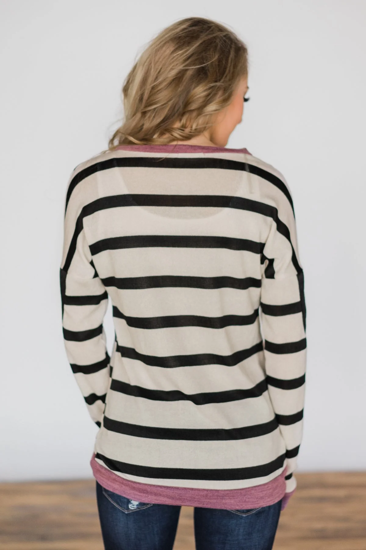 You Got it Bad Striped Top ~ Lilac - Image 5