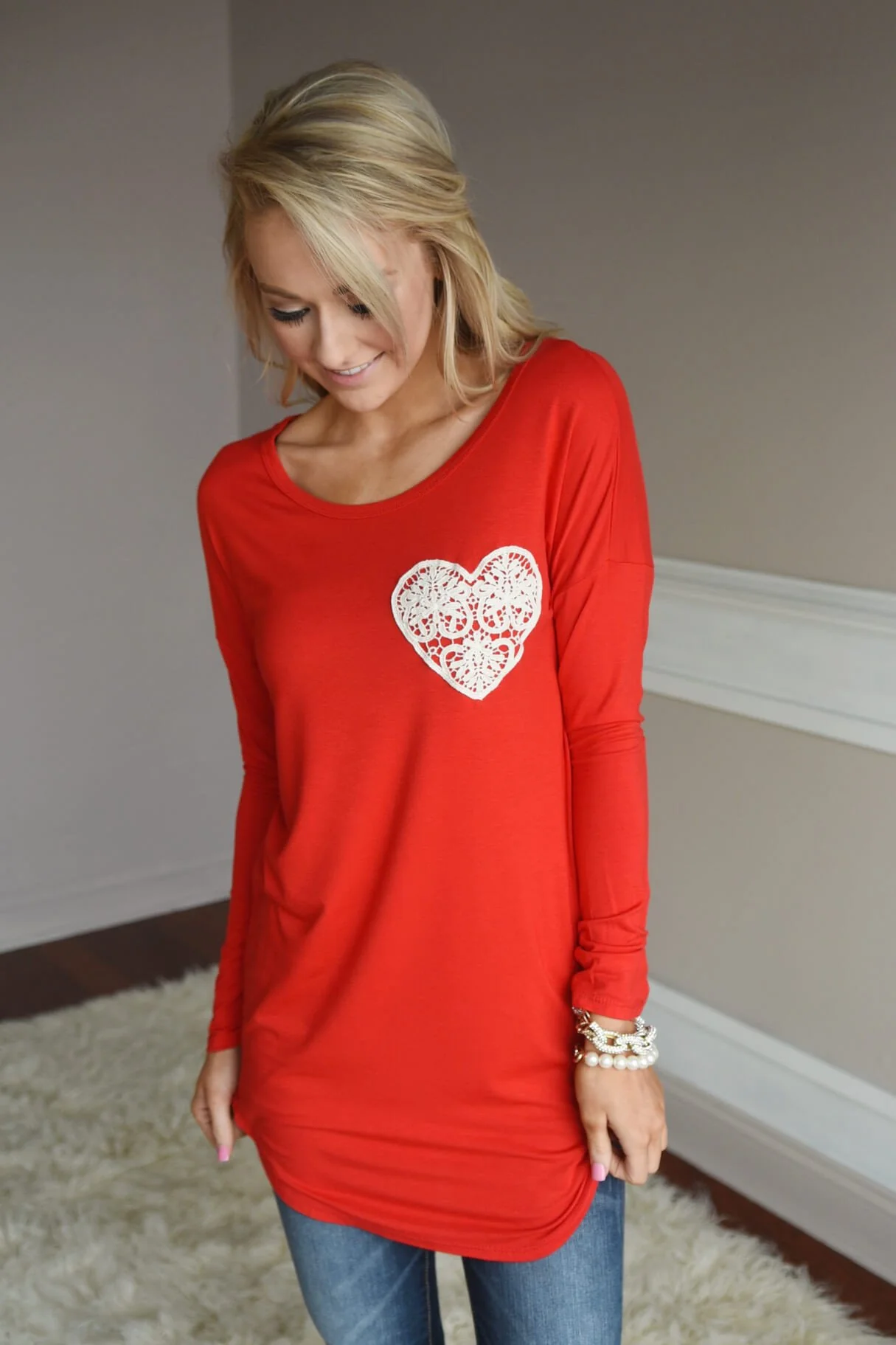 You Had Me At Hello Top ~ Red - Image 2