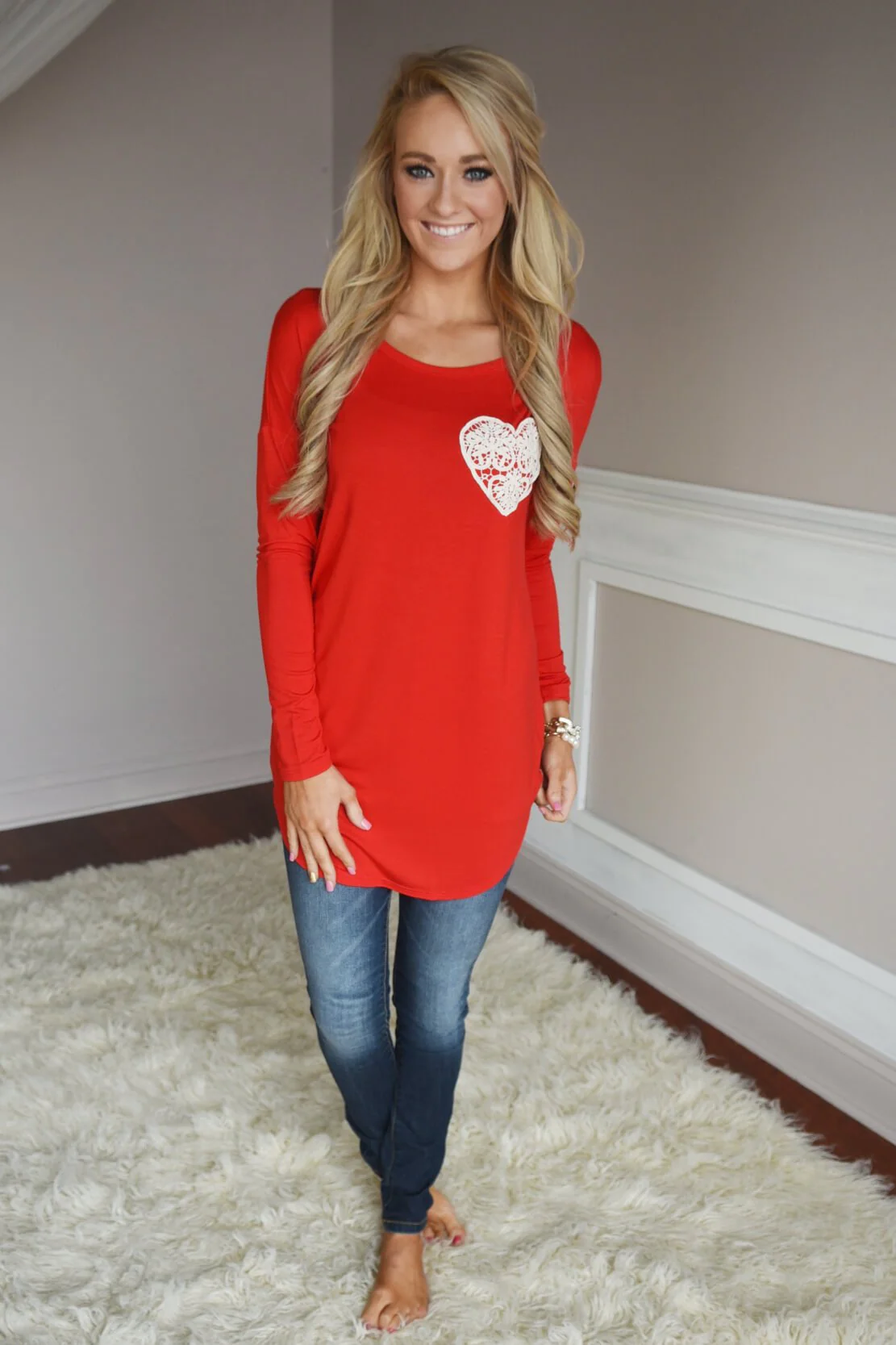 You Had Me At Hello Top ~ Red - Image 3