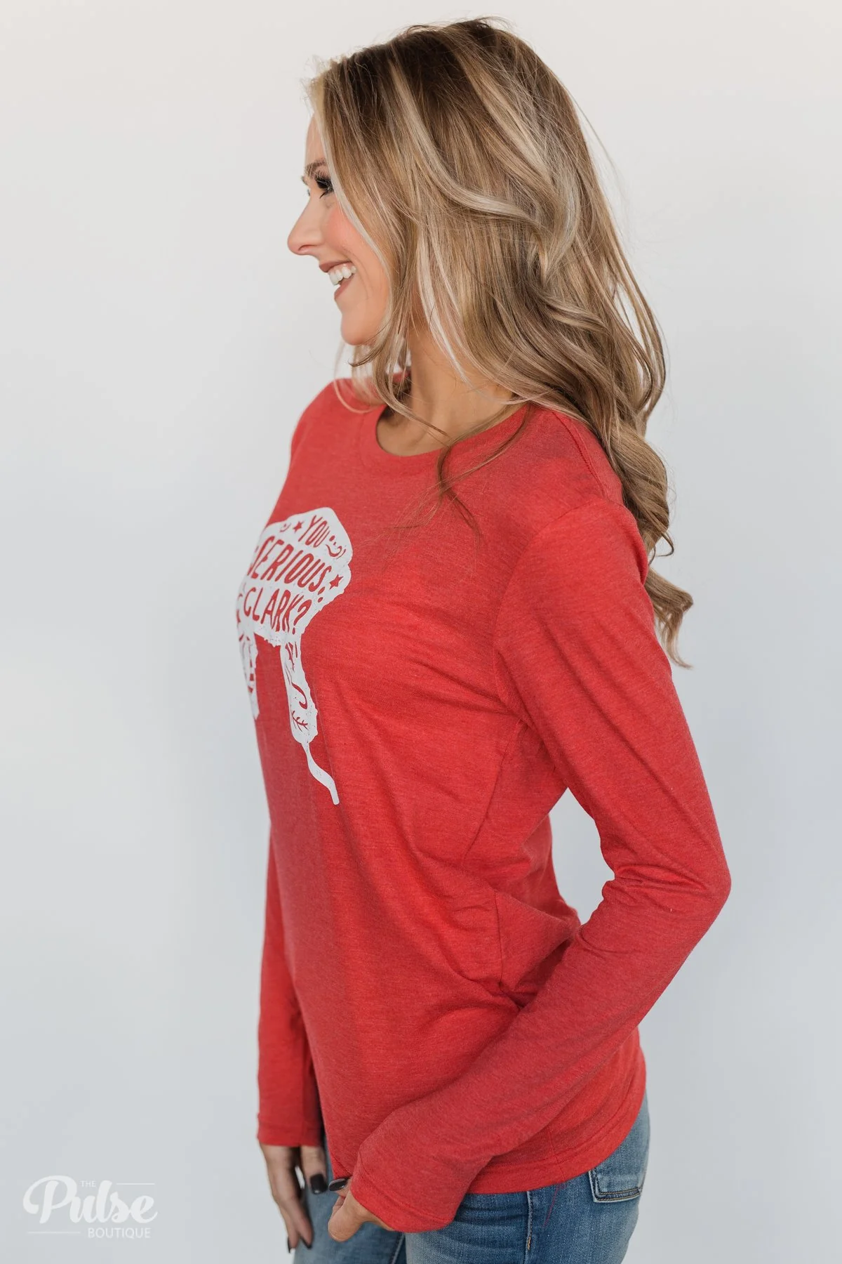 "You Serious Clark?" Long Sleeve Top - Image 7