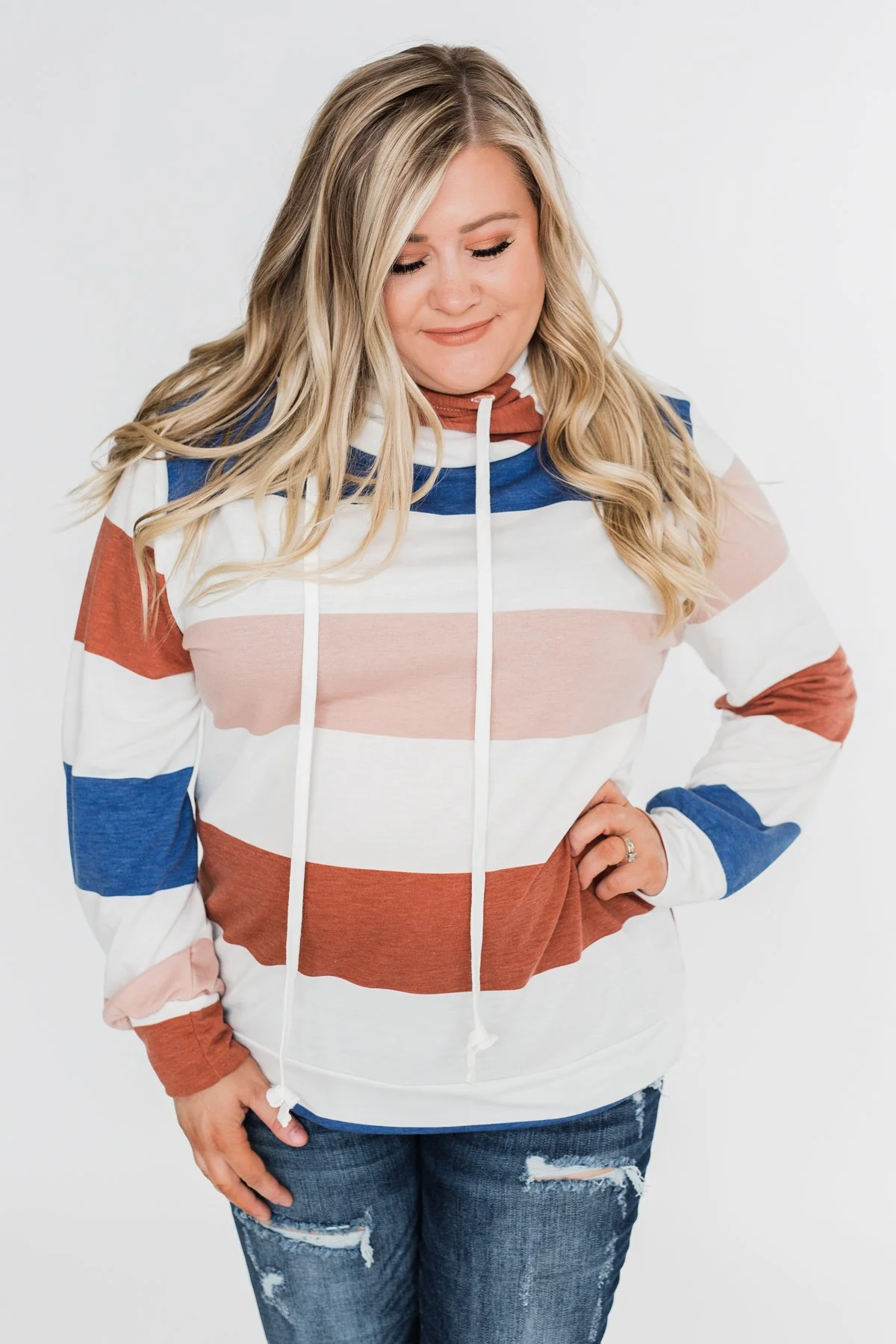 You'll Come Knocking Overlap Hoodie- Spice - Image 9