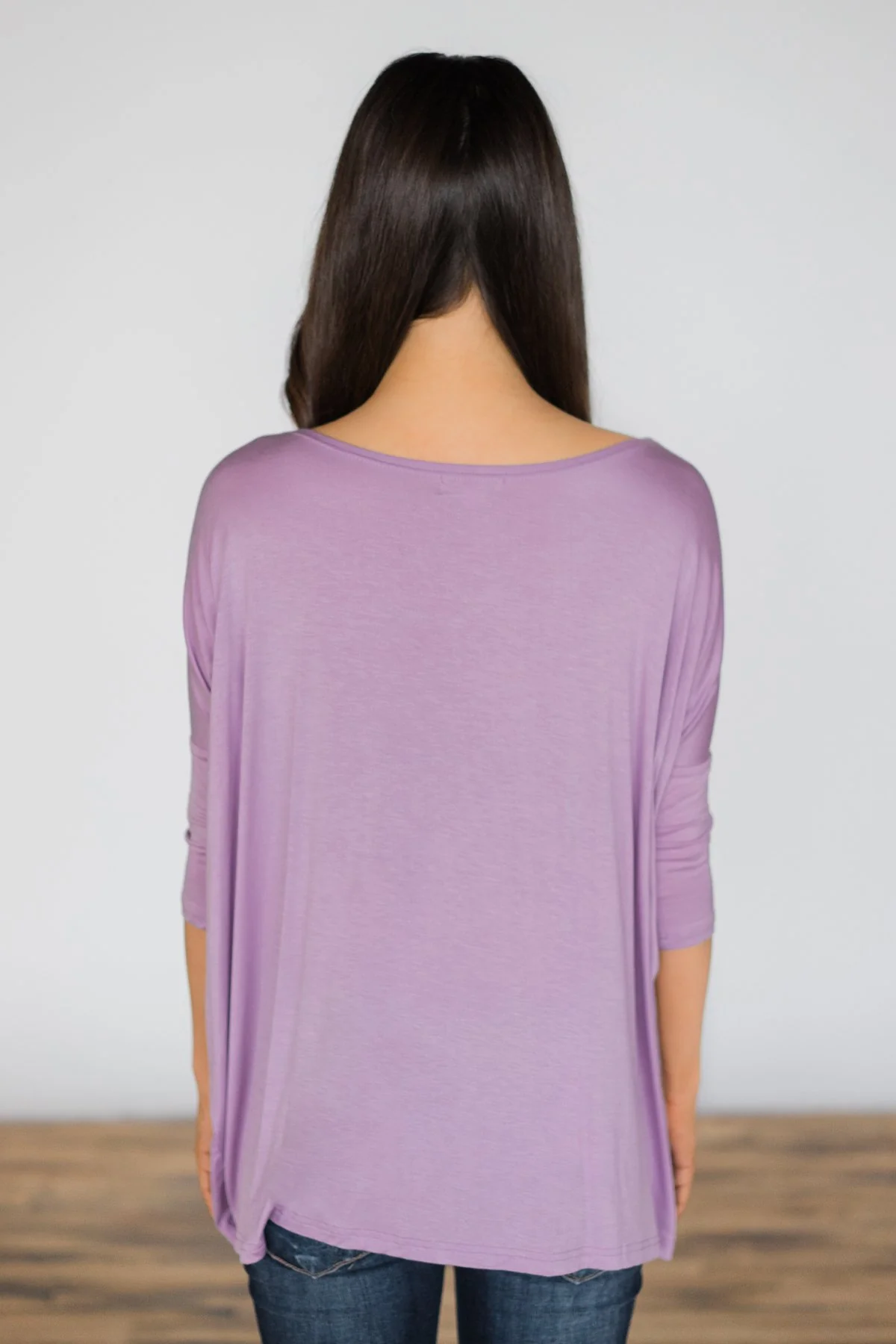 Your Everyday Casual Piko Top - Lilac - Image 5