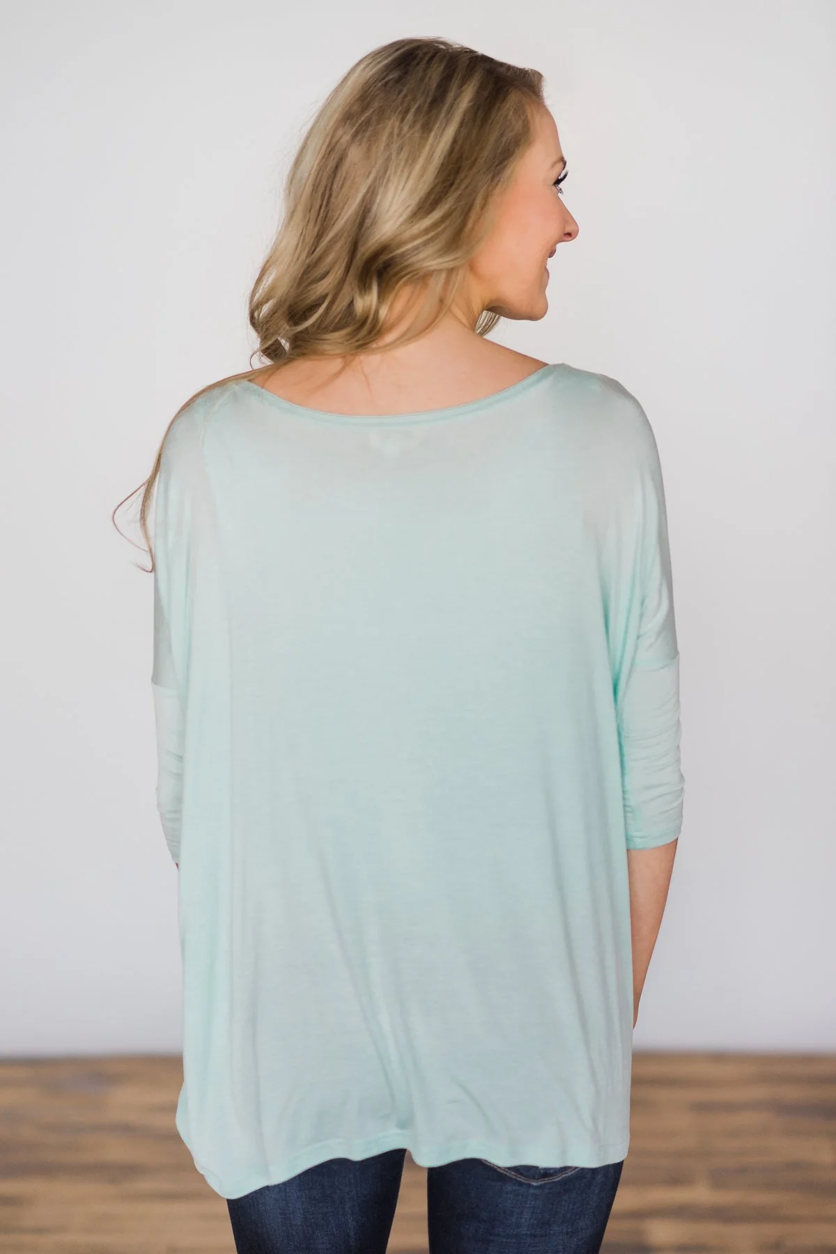 Your Everyday Casual Piko Top - Mint - Image 5