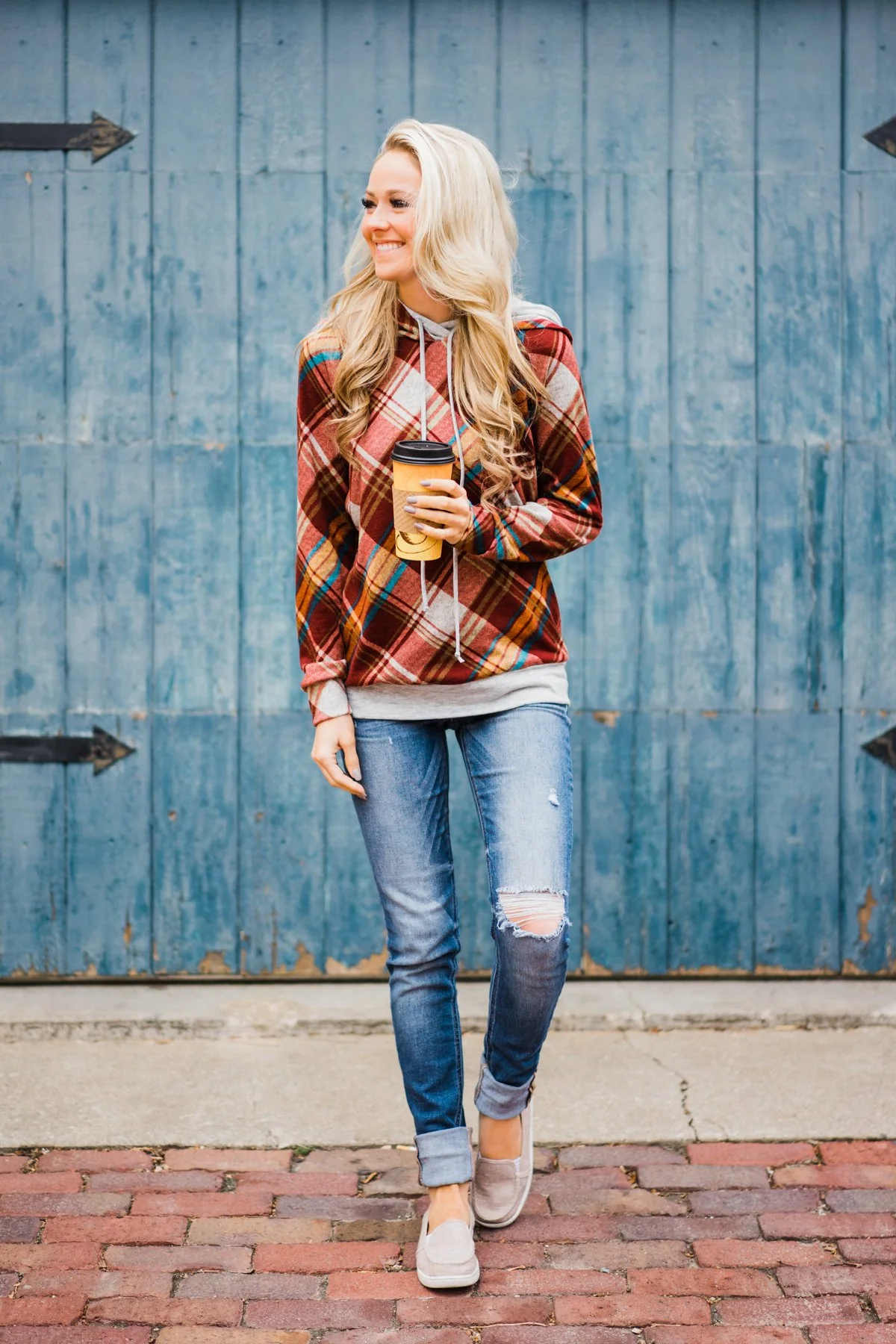 Your Favorite Plaid Hoodie - Image 2