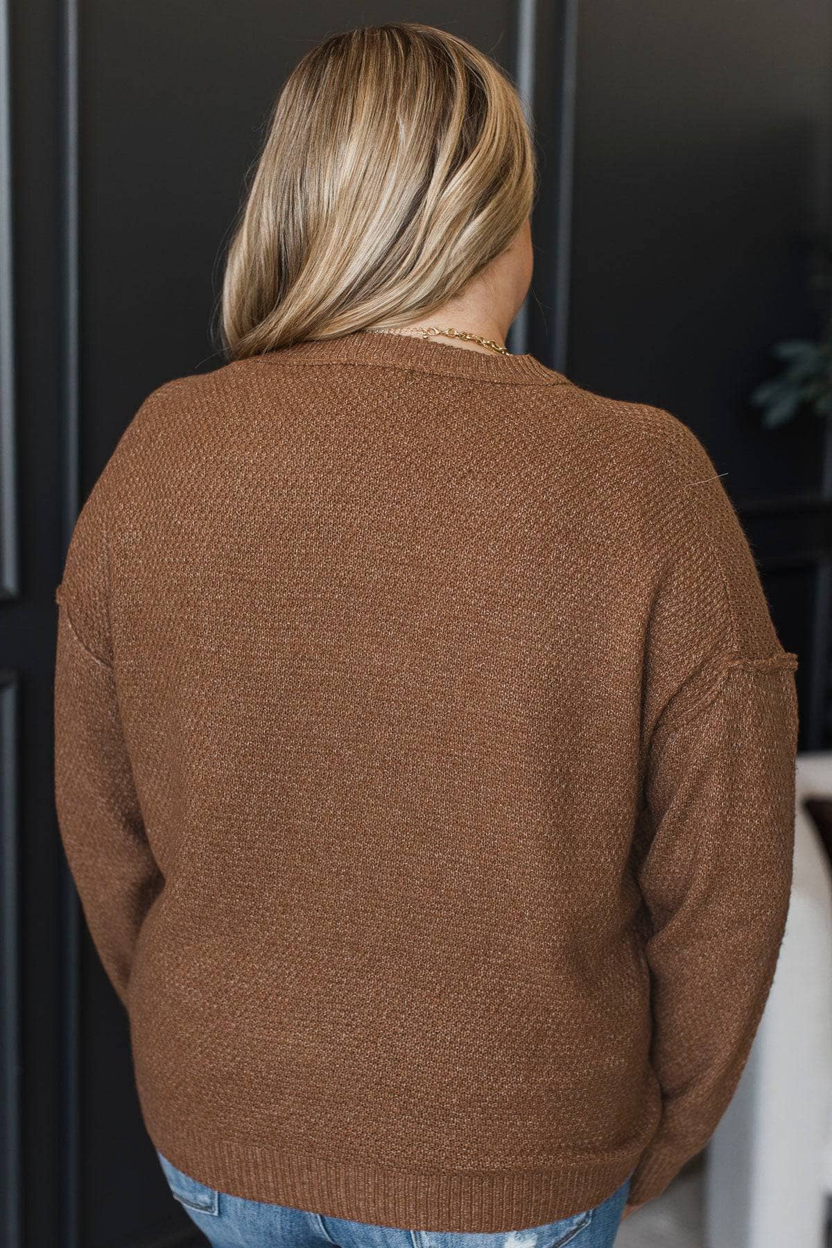 You're My Sanctuary Knit Sweater- Camel - Image 7