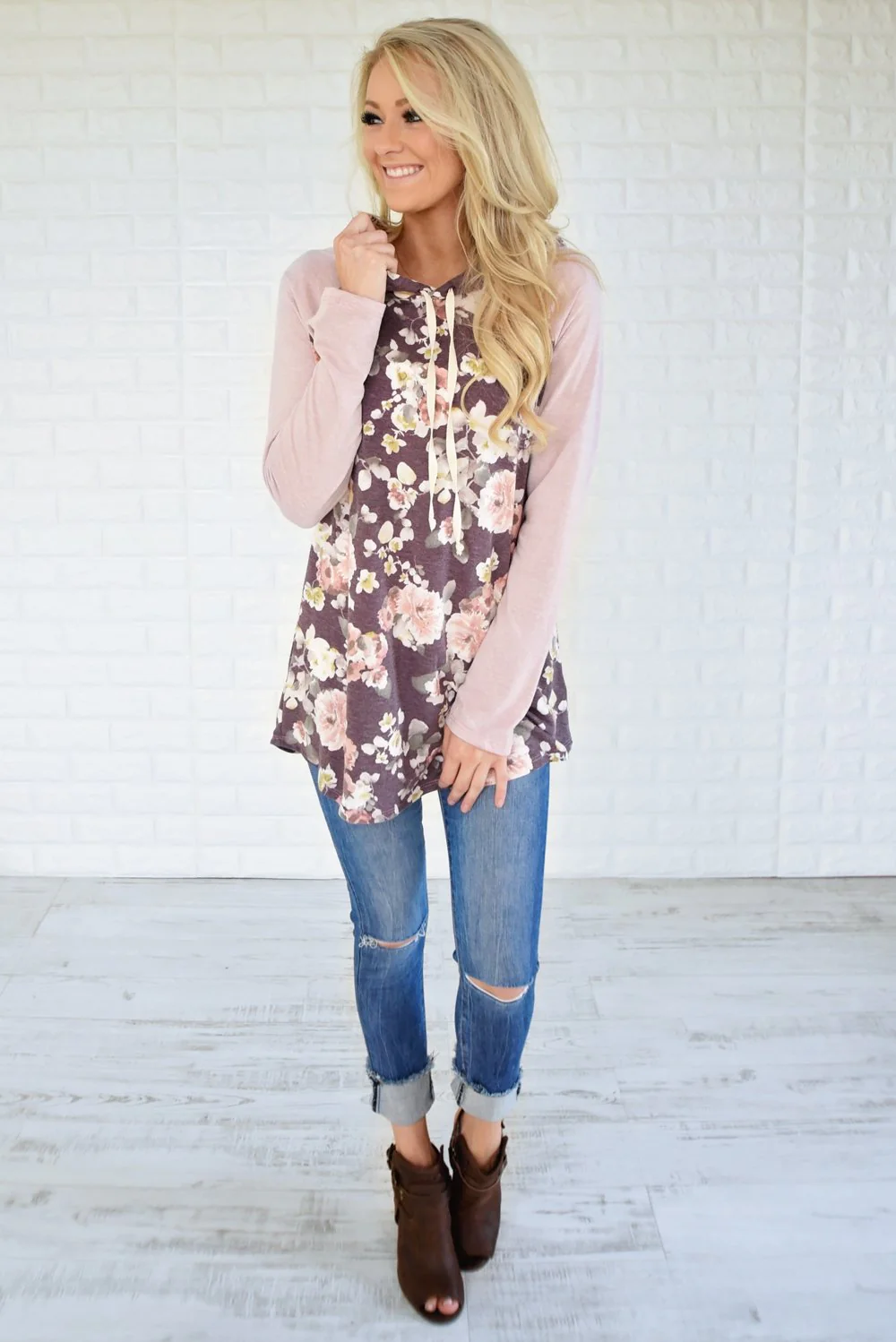 You're So Floral Hoodie - Image 4