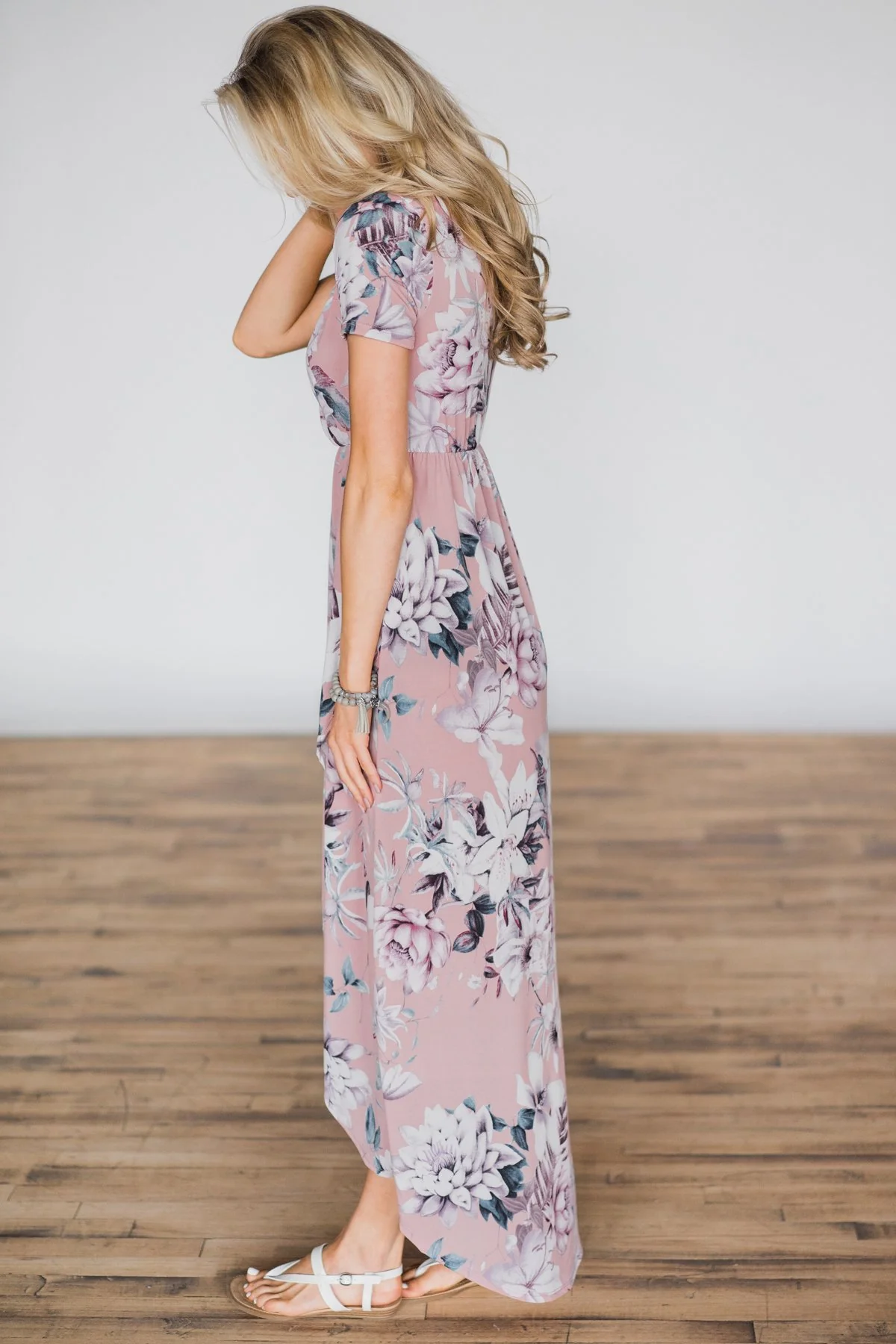You're the One I Want Floral Dress- Dusty Rose - Image 4