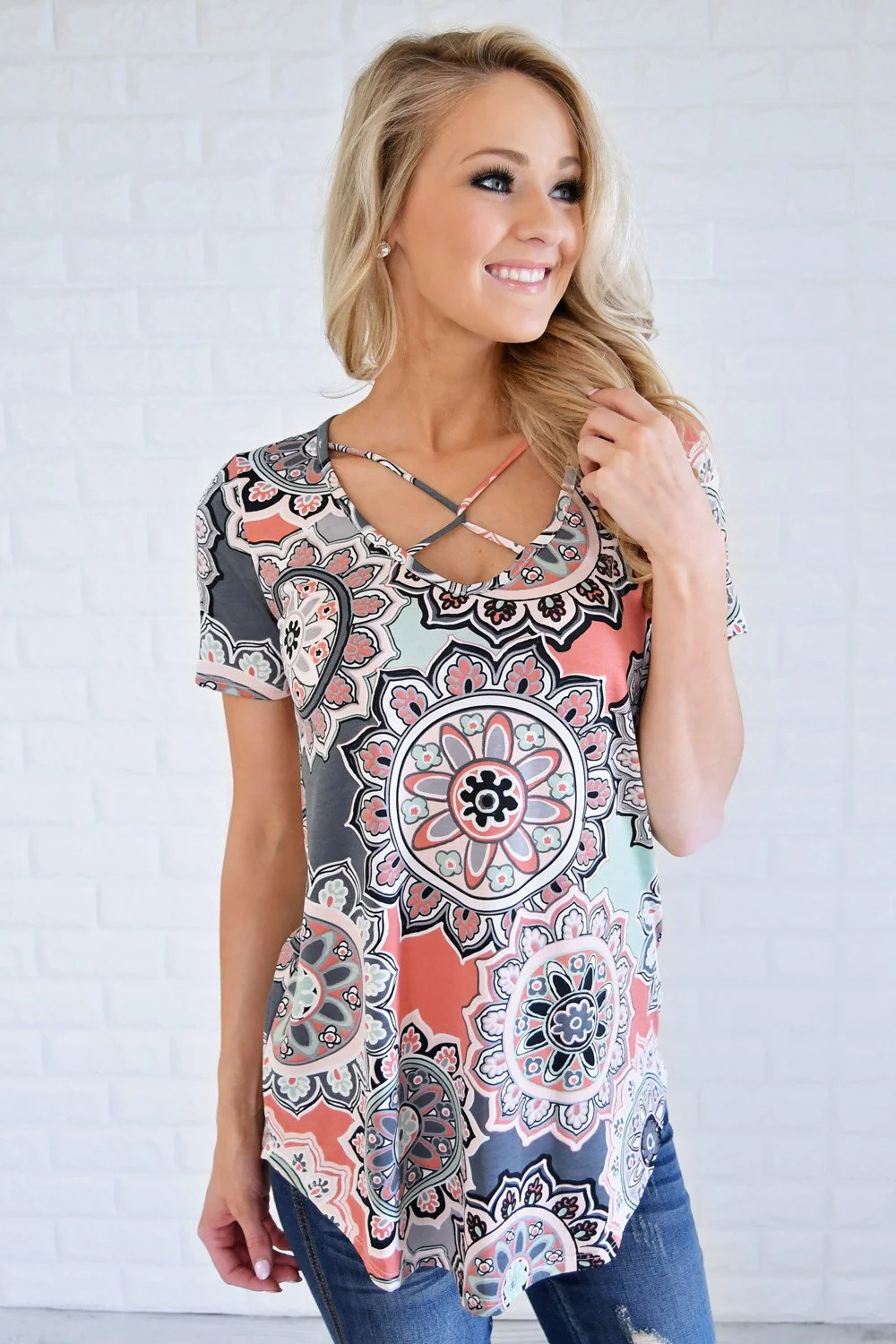 You're Unforgettable Criss Cross Top